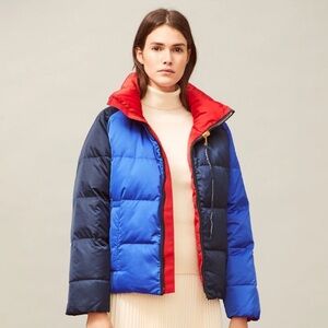 Tory Burch Reversible Down Puffer Jacket